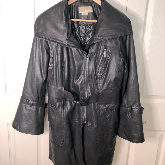 Michael Kors Leather and Rabbit Fur Jacket - Picture 13 of 16